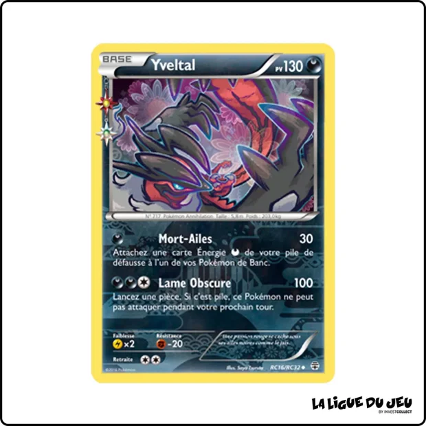Peu commune - Pokemon - Générations - Yveltal RC16/RC32