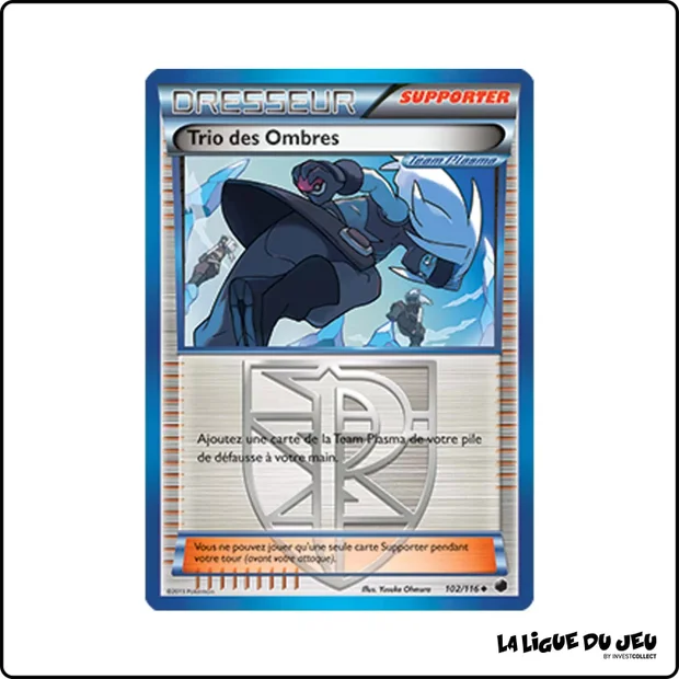 Peu commune - Pokemon - Glaciation Plasma - Trio des Ombres 102/116