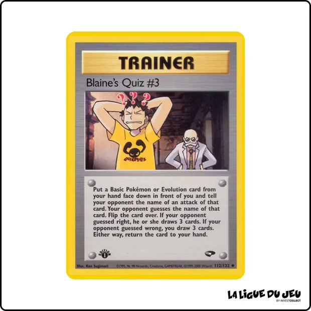 Peu commune - Pokemon - Gym Challenge - Blaine's Quiz 3 112/132