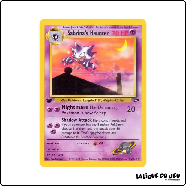 Peu commune - Pokemon - Gym Challenge - Sabrina's Haunter 55/132