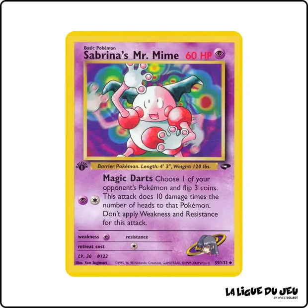 Peu commune - Pokemon - Gym Challenge - Sabrina's Mr. Mime 59/132