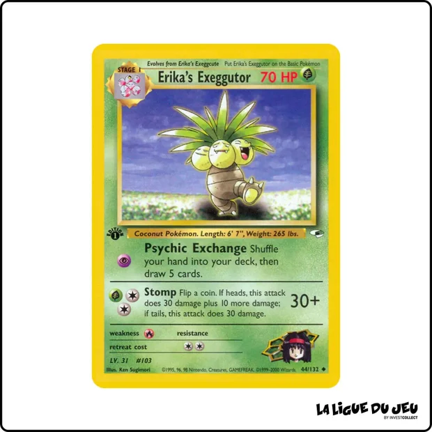 Peu commune - Pokemon - Gym Heroes - Erika's Exeggutor 44/132