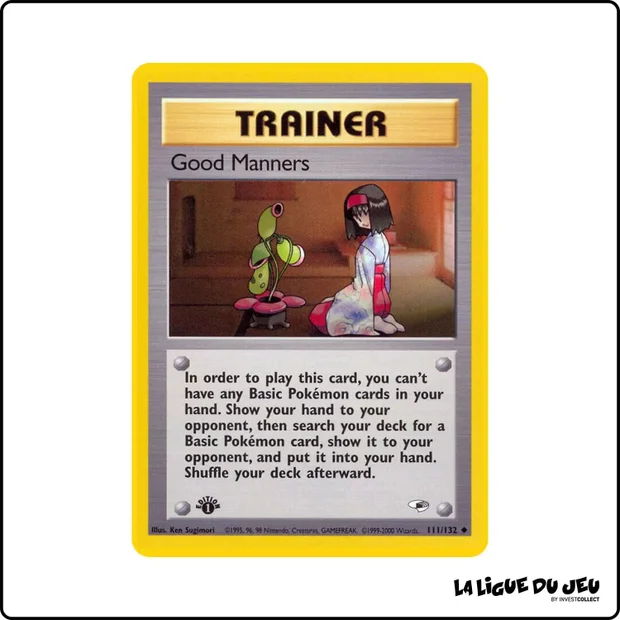 Peu commune - Pokemon - Gym Heroes - Good Manners 111/132
