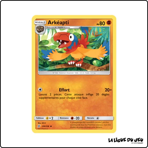 Peu commune - Pokemon - Harmonie des Esprits - Arkéapti 120/236