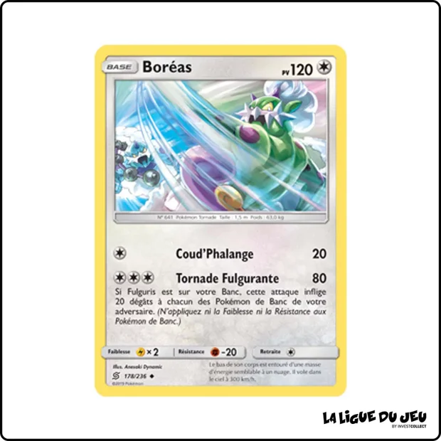 Peu commune - Pokemon - Harmonie des Esprits - Boréas 178/236