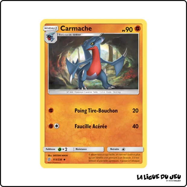 Peu commune - Pokemon - Harmonie des Esprits - Carmache 113/236