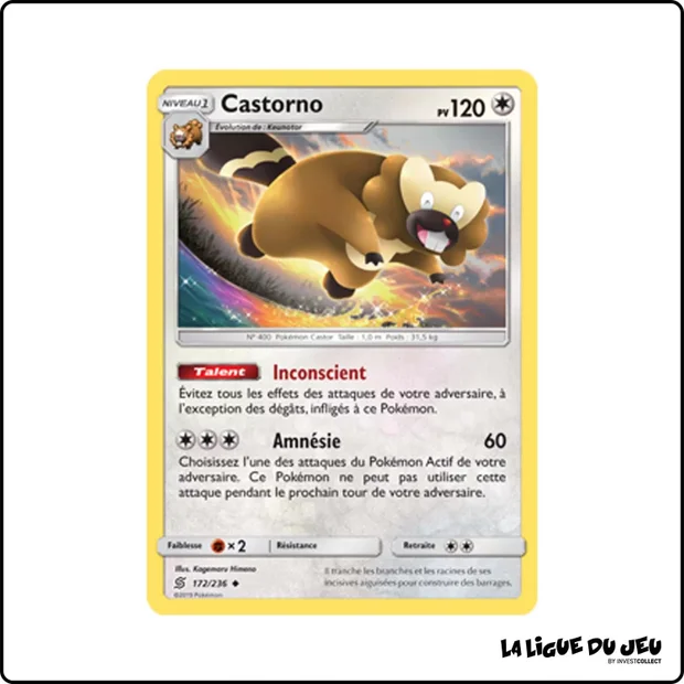 Peu commune - Pokemon - Harmonie des Esprits - Castorno 172/236