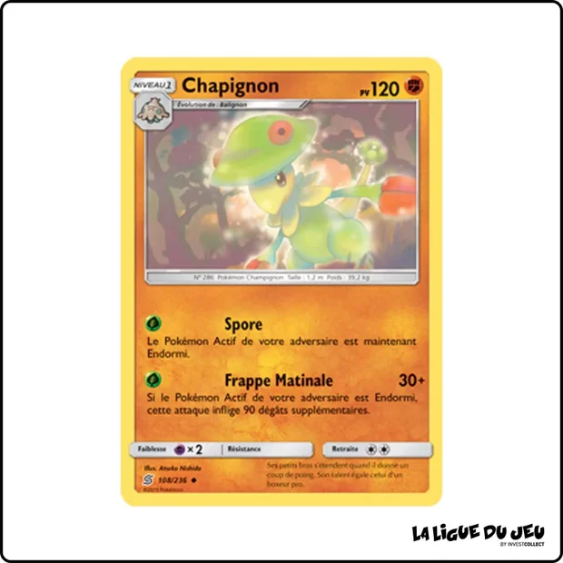 Peu commune - Pokemon - Harmonie des Esprits - Chapignon 108/236
