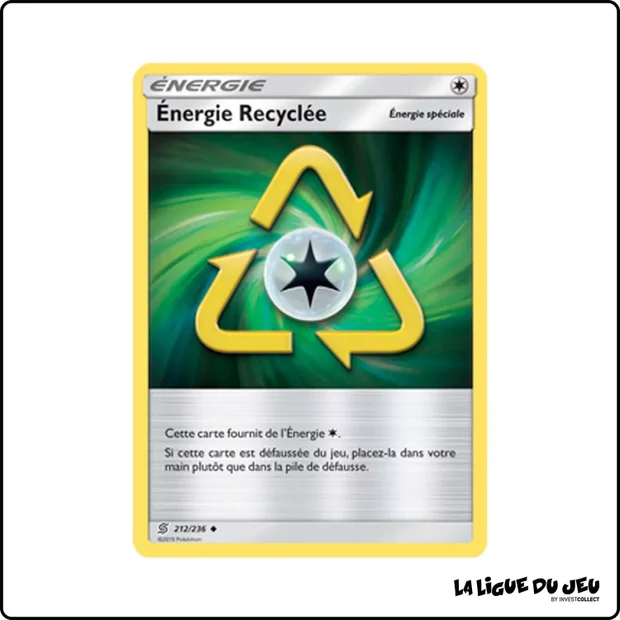 Peu commune - Pokemon - Harmonie des Esprits - Énergie Recyclée 212/236