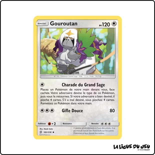 Peu commune - Pokemon - Harmonie des Esprits - Gouroutan 182/236
