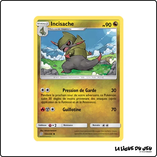 Peu commune - Pokemon - Harmonie des Esprits - Incisache 155/236