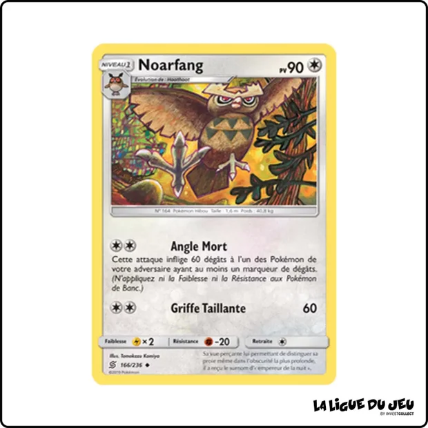 Peu commune - Pokemon - Harmonie des Esprits - Noarfang 166/236