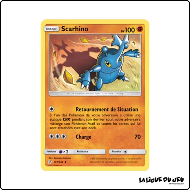 Peu commune - Pokemon - Harmonie des Esprits - Scarhino 107/236