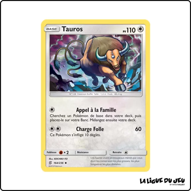 Peu commune - Pokemon - Harmonie des Esprits - Tauros 164/236