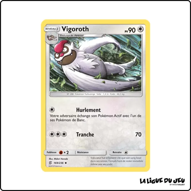 Peu commune - Pokemon - Harmonie des Esprits - Vigoroth 169/236