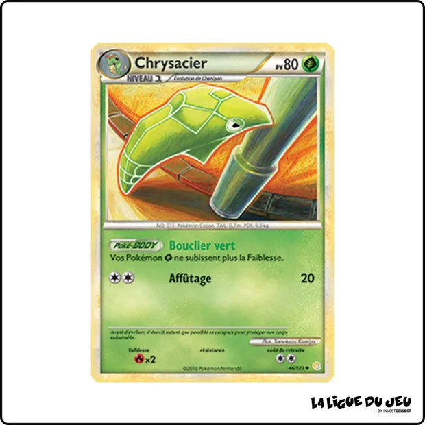 Peu commune - Pokemon - HeartGold SoulSilver de Base - Chrysacier 46/123