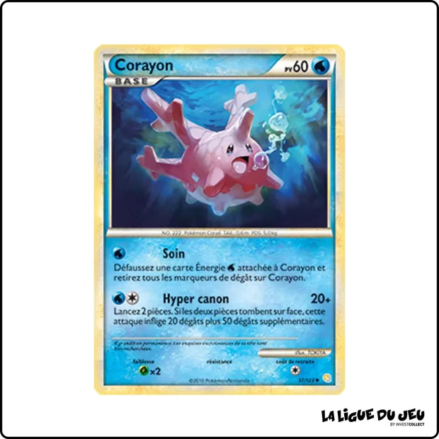 Peu commune - Pokemon - HeartGold SoulSilver de Base - Corayon 37/123