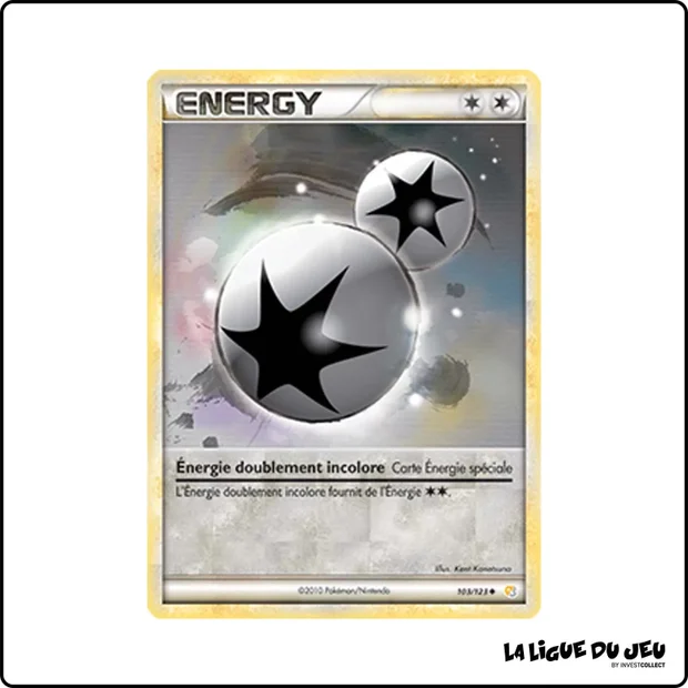Peu commune - Pokemon - HeartGold SoulSilver de Base - Énergie doublement incolore 103/123