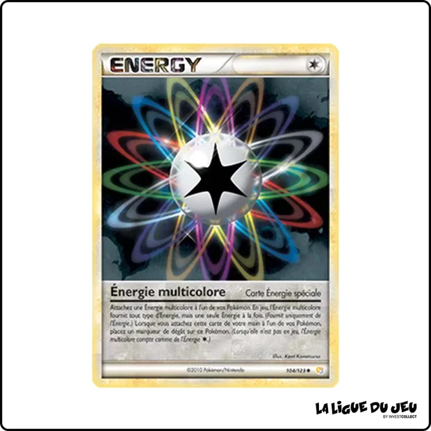 Peu commune - Pokemon - HeartGold SoulSilver de Base - Énergie multicolore 104/123