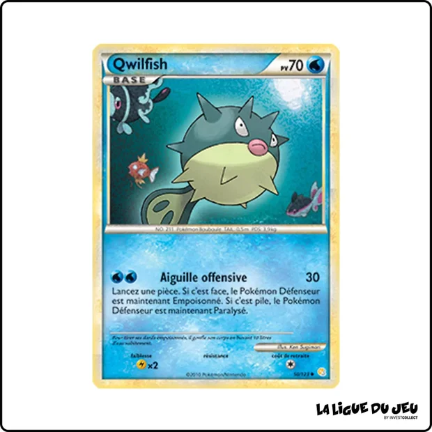 Peu commune - Pokemon - HeartGold SoulSilver de Base - Qwilfish 50/123