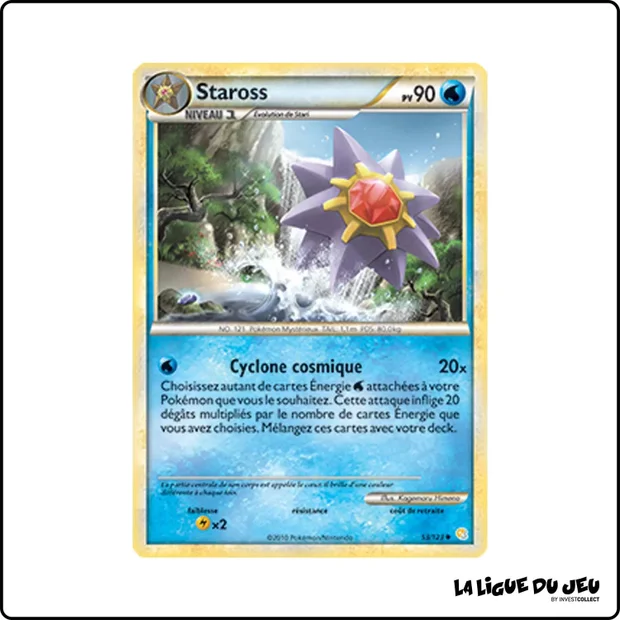 Peu commune - Pokemon - HeartGold SoulSilver de Base - Staross 53/123