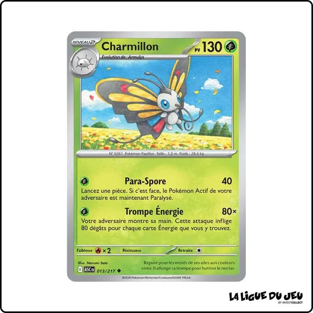Peu commune - Pokemon - Héros Transcendants - Charmillon 13/217