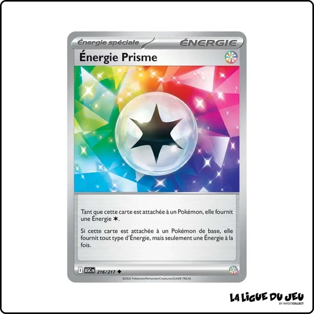 Peu commune - Pokemon - Héros Transcendants - Énergie Prisme 216/217