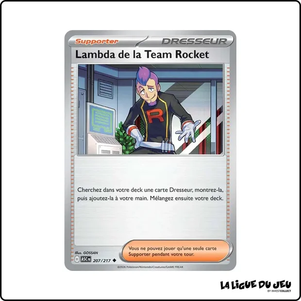 Peu commune - Pokemon - Héros Transcendants - Lambda de la Team Rocket 207/217