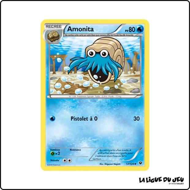 Peu commune - Pokemon - Impact des Destins - Amonita 17/125