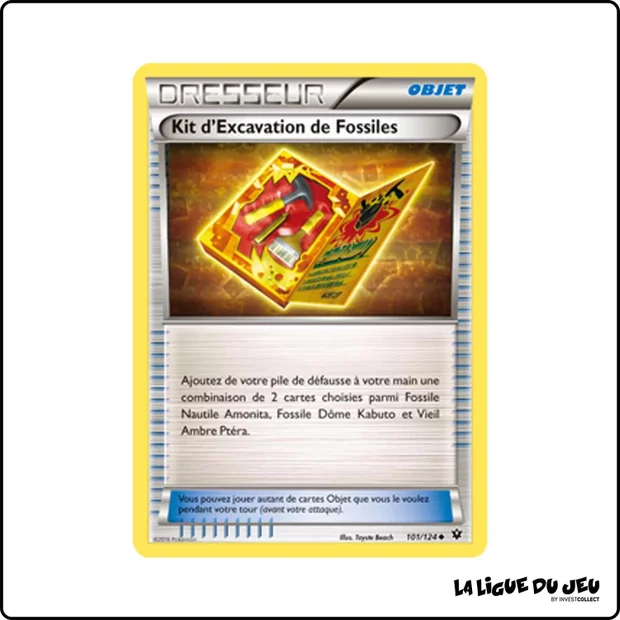 Peu commune - Pokemon - Impact des Destins - Kit d'Excavation de Fossiles 101/125