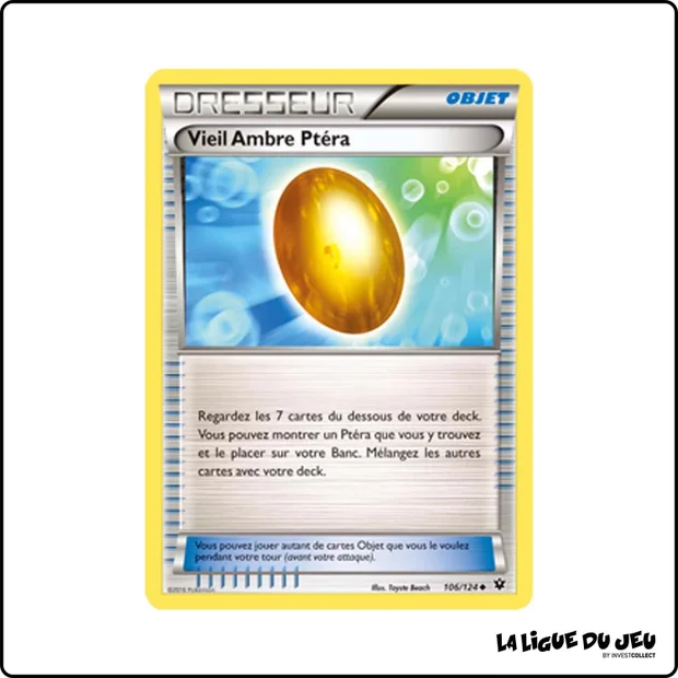Peu commune - Pokemon - Impact des Destins - Vieil Ambre Ptéra 106/125
