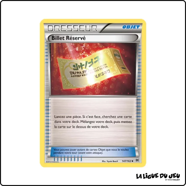 Peu commune - Pokemon - Impulsion Turbo - Billet Réservé 147/162