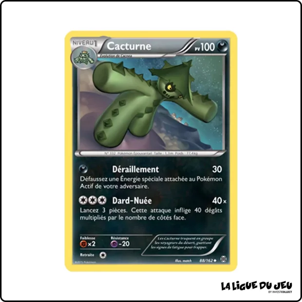 Peu commune - Pokemon - Impulsion Turbo - Cacturne 88/162