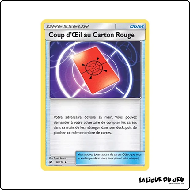 Peu commune - Pokemon - Invasion Carmin - Coup d'Œil au Carton Rouge 97/111