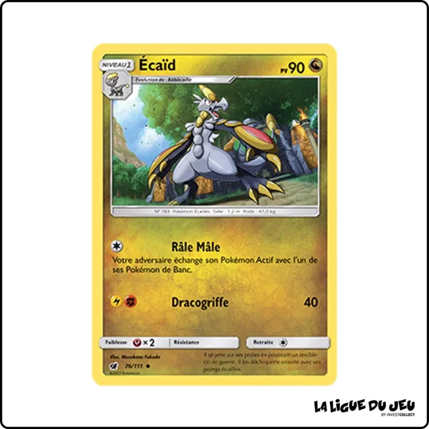 Peu commune - Pokemon - Invasion Carmin - Écaïd 76/111