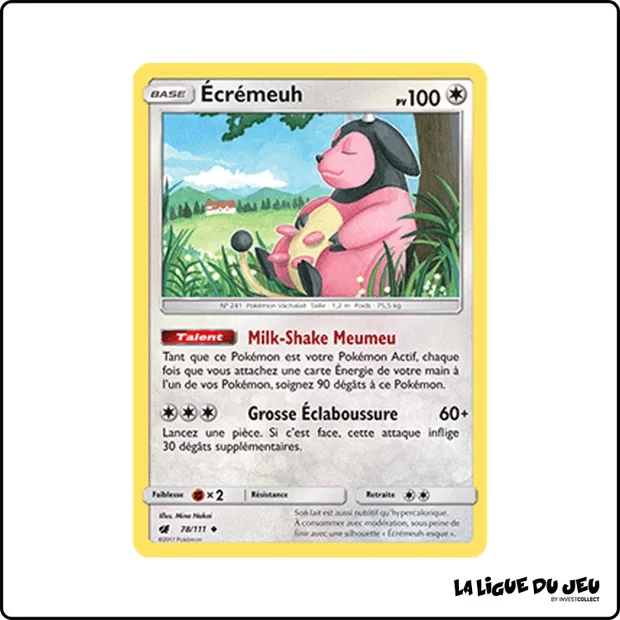 Peu commune - Pokemon - Invasion Carmin - Écrémeuh 78/111