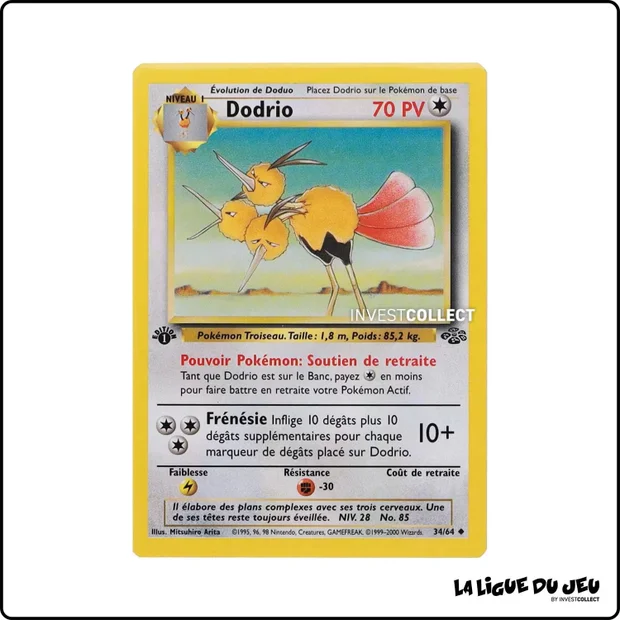Peu Commune - Pokemon - Jungle - Dodrio 34/64
