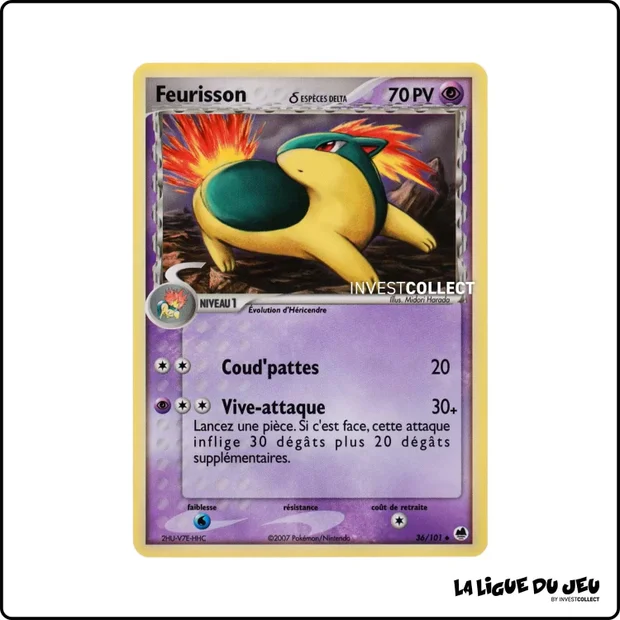 Peu commune - Pokemon - Île des Dragons - Feurisson 36/101