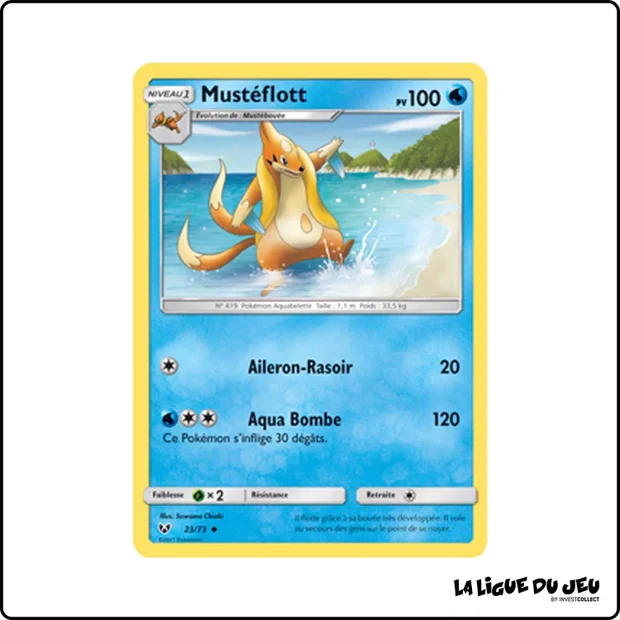 Peu commune - Pokemon - Légendes Brillantes - Mustéflott 23/73