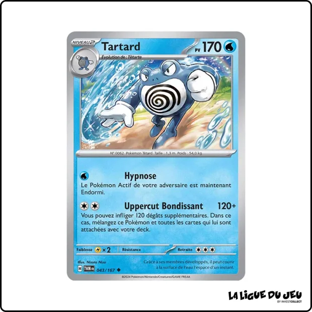Peu commune - Pokemon - Mascarade Crépusculaire - Tartard 43/167