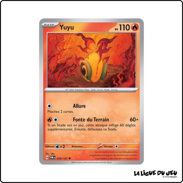Peu commune - Pokemon - Mascarade Crépusculaire - Yuyu 39/167