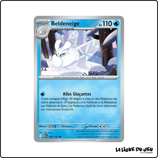 Peu commune - Pokemon - Méga Évolution de Base - Beldeneige 43/132