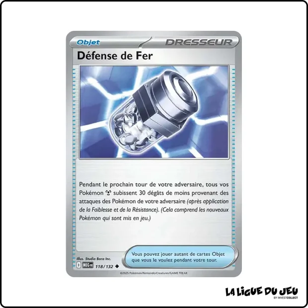Peu commune - Pokemon - Méga Évolution de Base - Défense de Fer 118/132