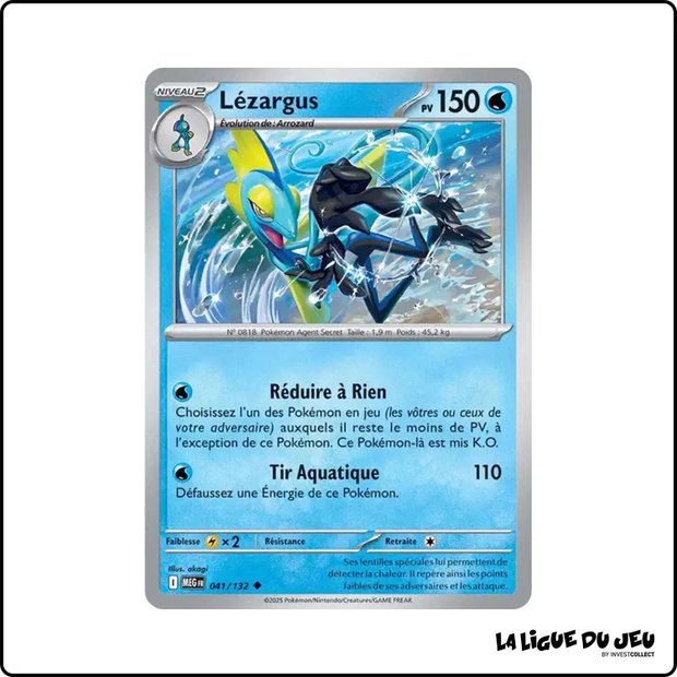 Peu commune - Pokemon - Méga Évolution de Base - Lézargus 41/132