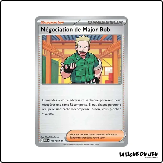 Peu commune - Pokemon - Méga Évolution de Base - Négociation de Major Bob 120/132