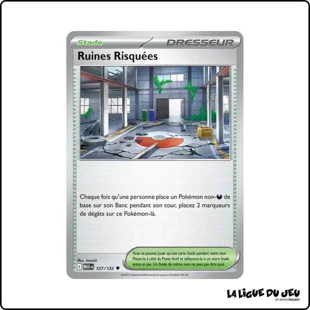 Peu commune - Pokemon - Méga Évolution de Base - Ruines Risquées 127/132