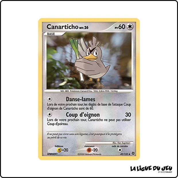 Peu commune - Pokemon - Merveilles Secrètes - Canarticho 49/132