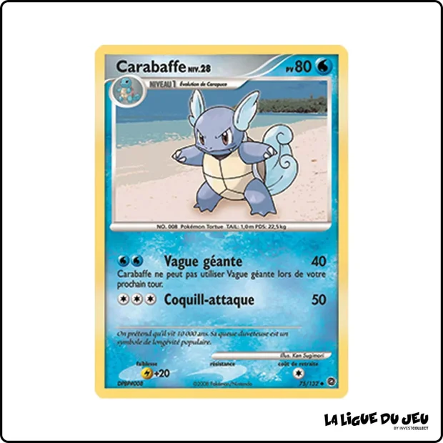 Peu commune - Pokemon - Merveilles Secrètes - Carabaffe 75/132