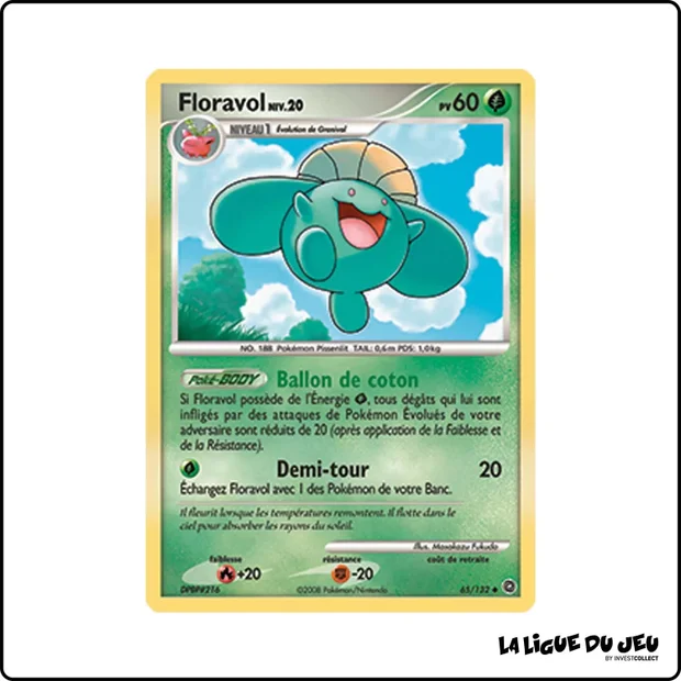 Peu commune - Pokemon - Merveilles Secrètes - Floravol 65/132