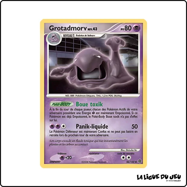 Peu commune - Pokemon - Merveilles Secrètes - Grotadmorv 56/132